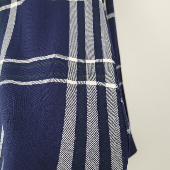 Rails Hunter Button Up Shirt Long Sleeve Plaid Navy Blue White Green Size M - Picture 11 of 15